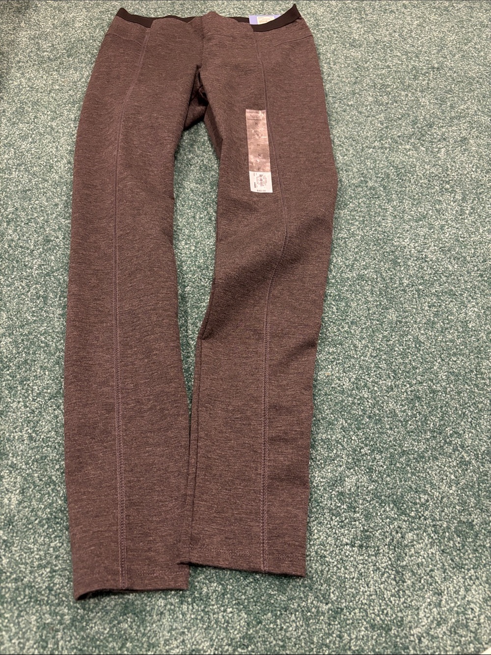 Simply Vera Vera Wang Dark Gray Ponte Pants Size Small NWT